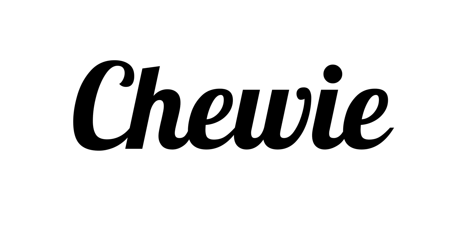 Chewie wordmark